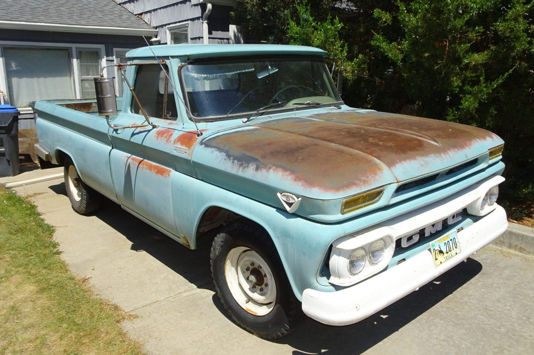 57-Years-Owned 1966 GMC 1500 Wide-Side Pickup 4-Speed Project at No Reserve