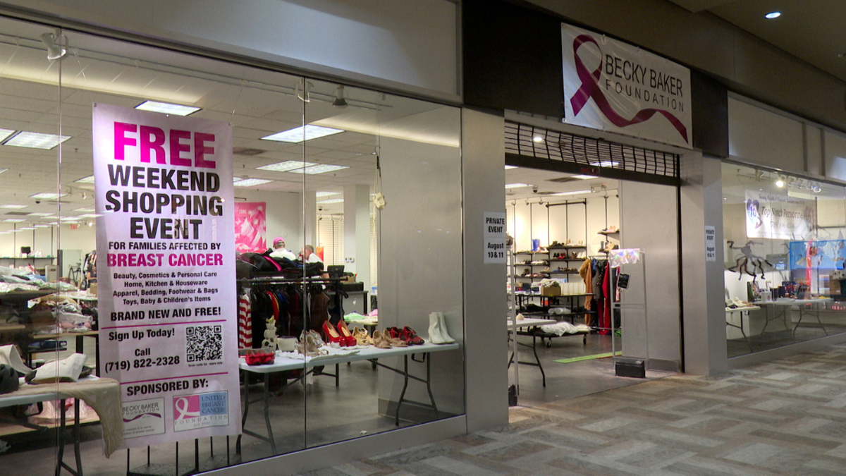 Free shopping experience for families impacted by breast cancer