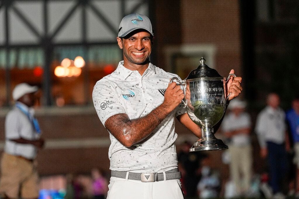 Aaron Rai wins Wyndham after Max Greyserman's late meltdown