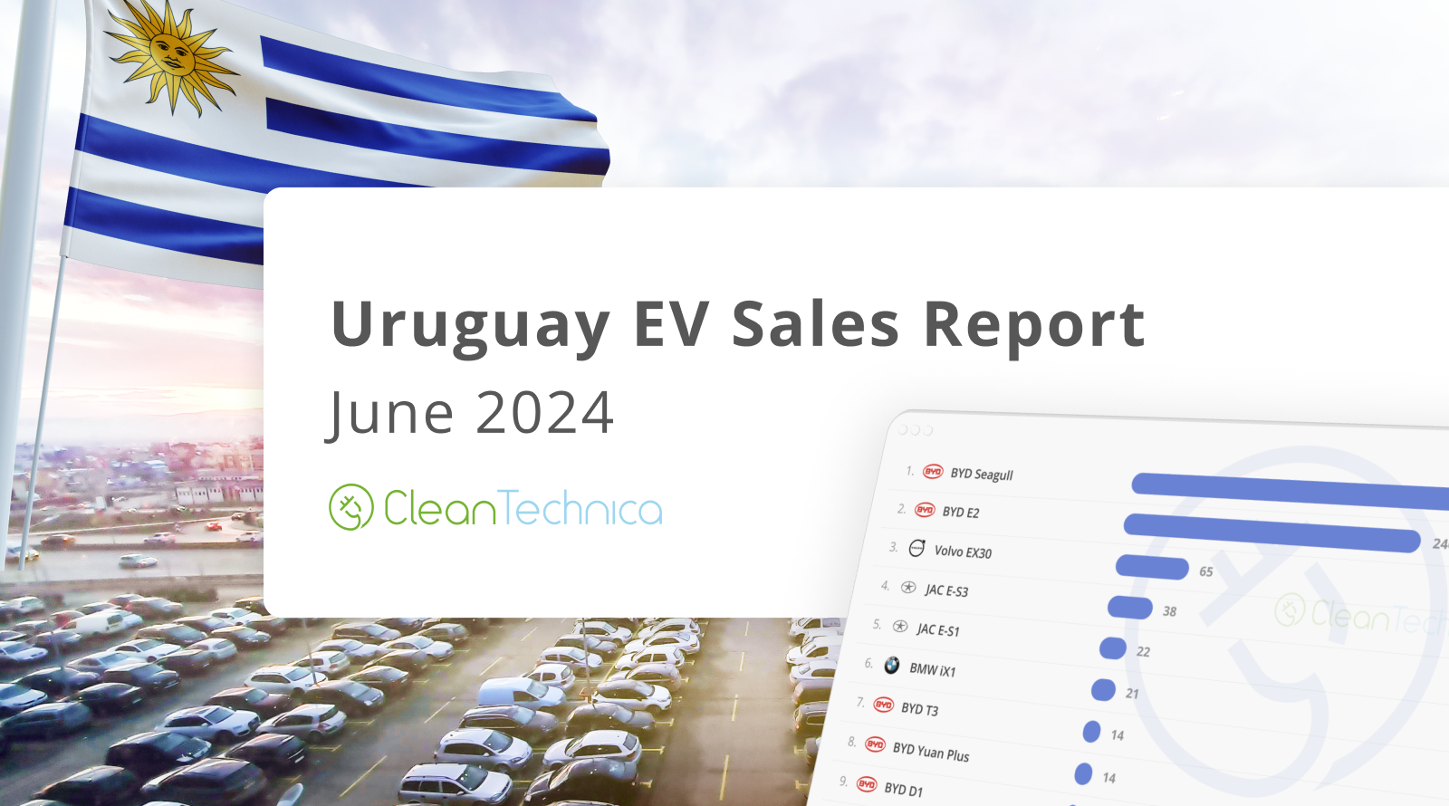 Uruguay EV Sales Report June: BYD Dominates, Unreal Growth Brings BEV Market Share to 15%!