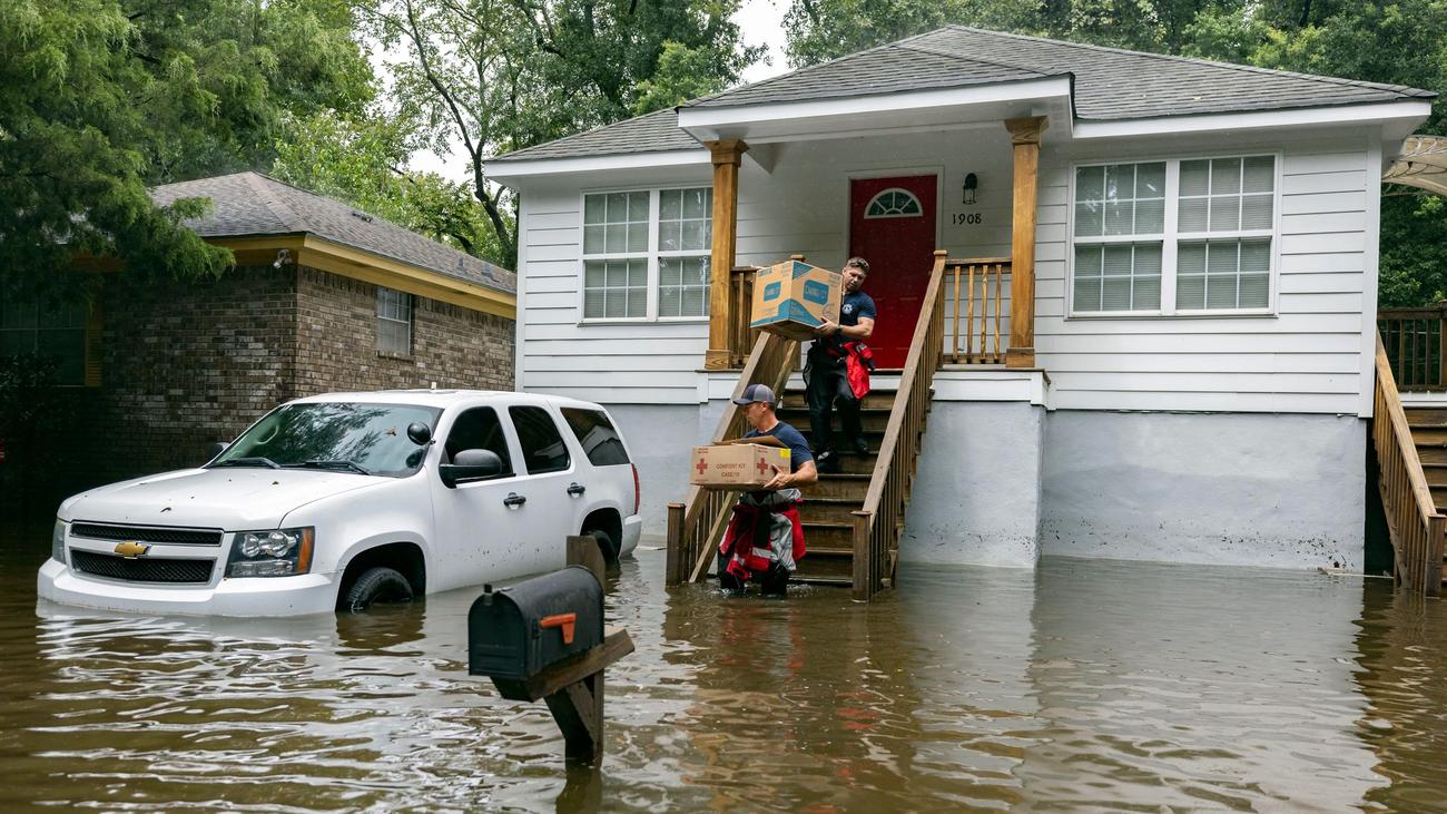 Unwetter: Sturm «Debby» sorgt für Überschwemmungen im Südosten der USA