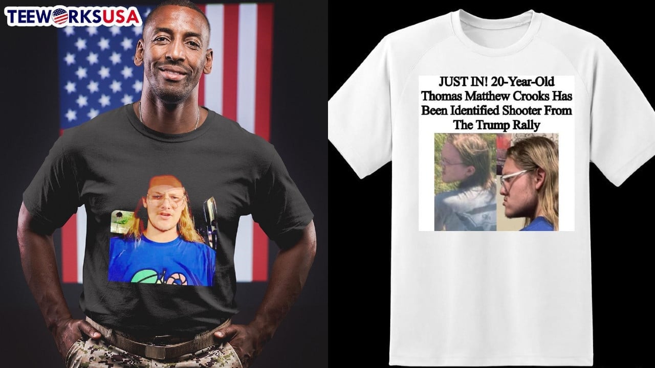 T-Shirts With Photo of Fake Trump Shooter Listed for Sale Online