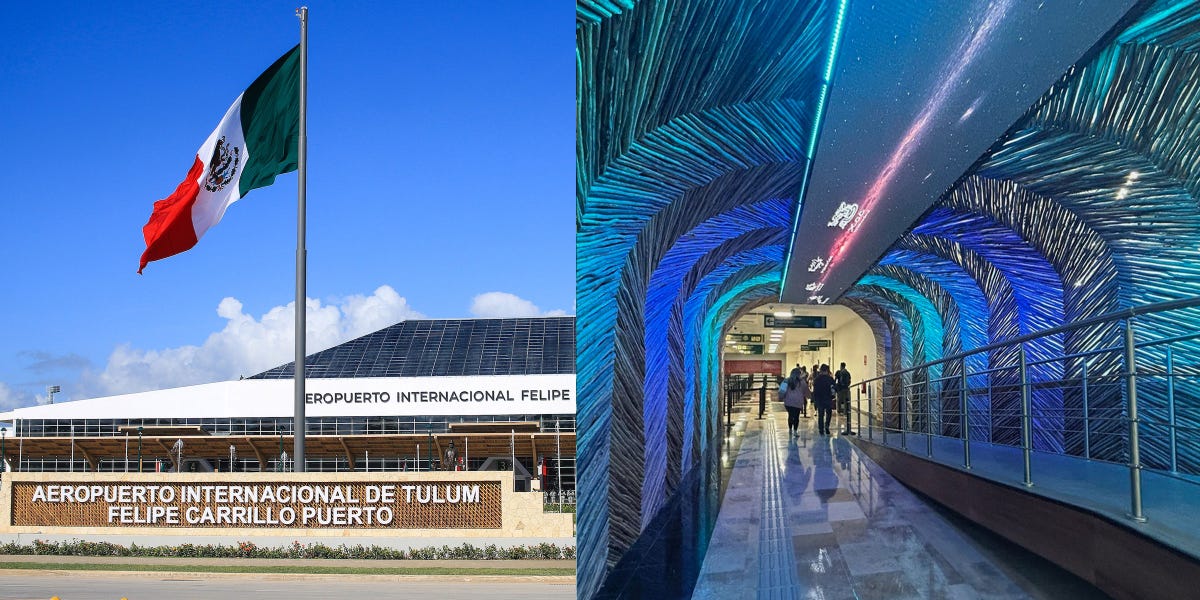 I traveled to Tulum's brand-new airport. It's bright and beautiful, but I was shocked by the hidden transportation fee.