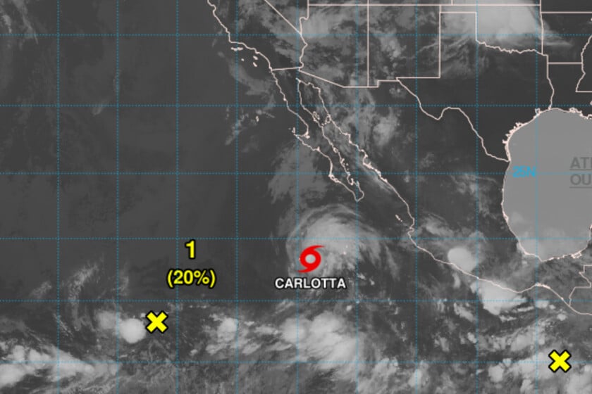 Mientras seguimos a la espera de Debby, Carlota ha dado la sorpresa en la costa oeste de México