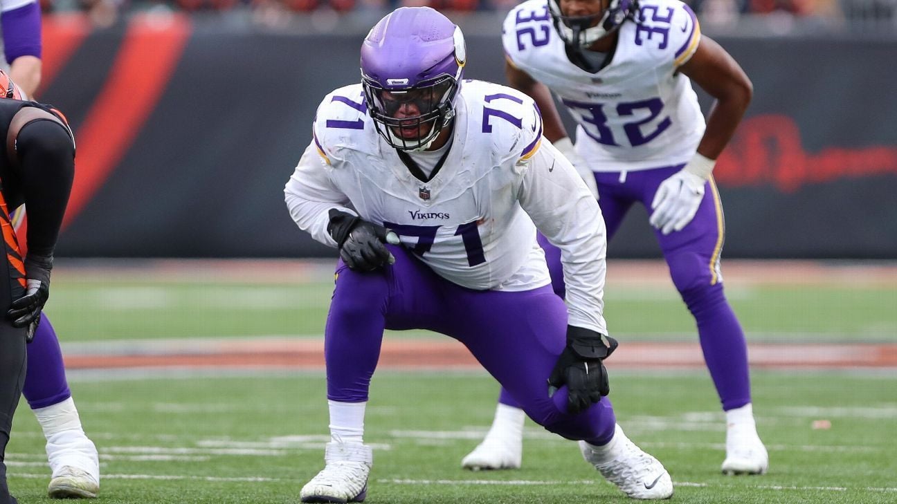 Source: Vikings' Darrisaw gets big-money deal