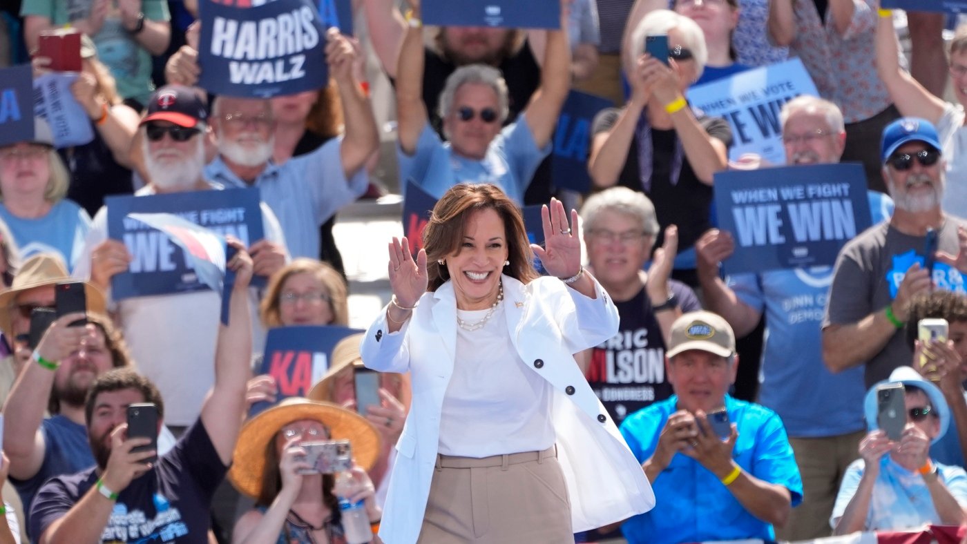 Climate activists rally around Harris, seeing a chance to build on Biden’s record