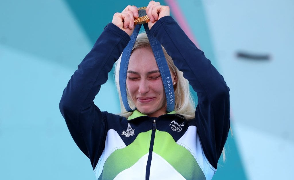 Janja Garnbret Wins Gold in Boulder & Lead Final Becoming a Double Olympic Champion