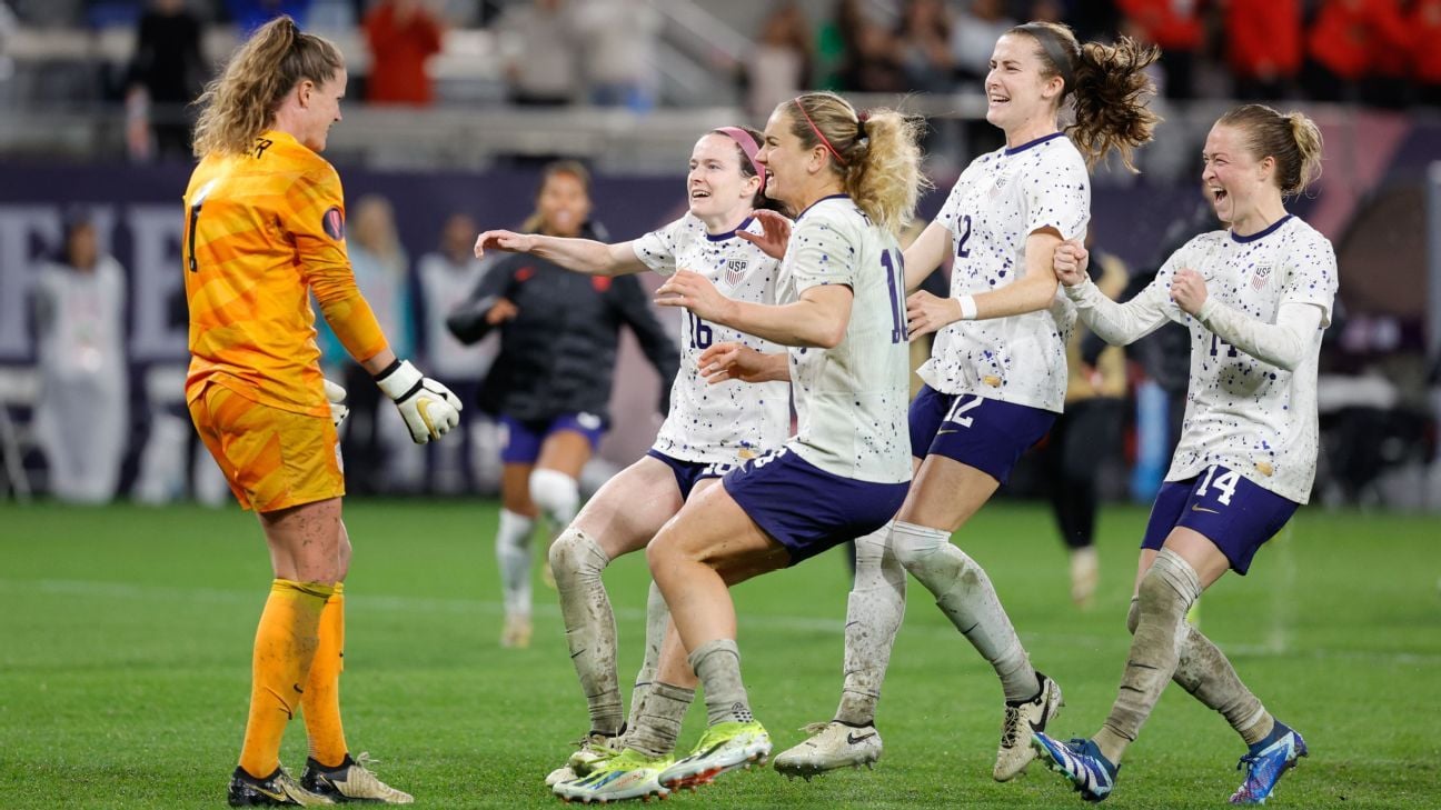 A shootout may decide the USWNT's Olympics. Luckily Naeher can save -- and score -- PKs