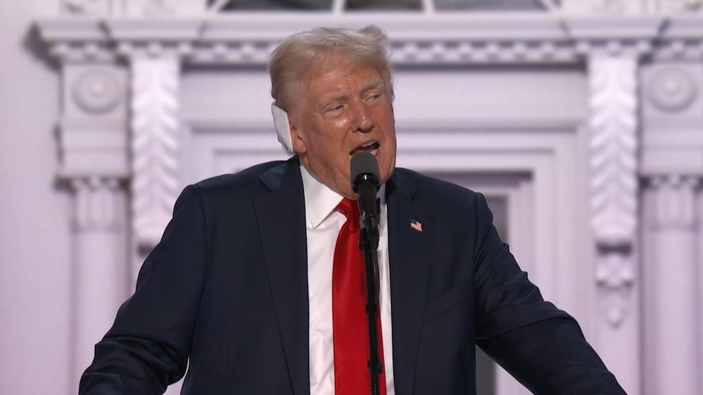 WATCH: Trump calls Vance his 'new friend' at RNC