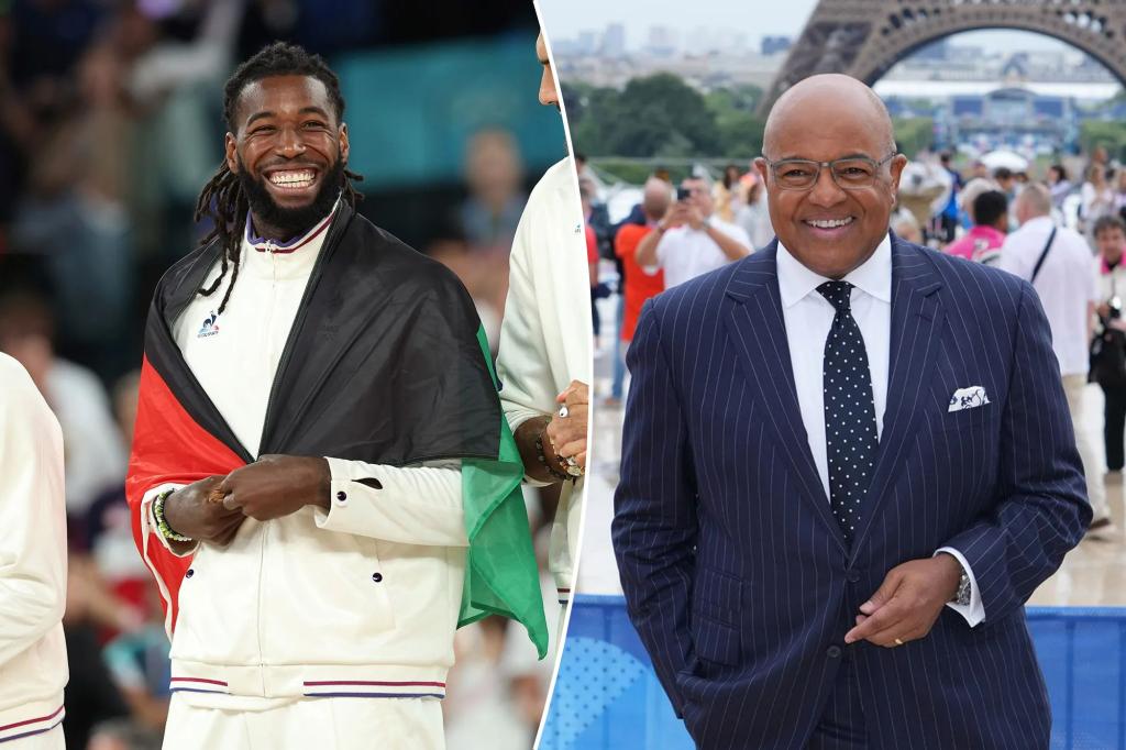 NBC’s Mike Tirico apologizes for Martinique-Palestine flag blunder during Olympics medal ceremony