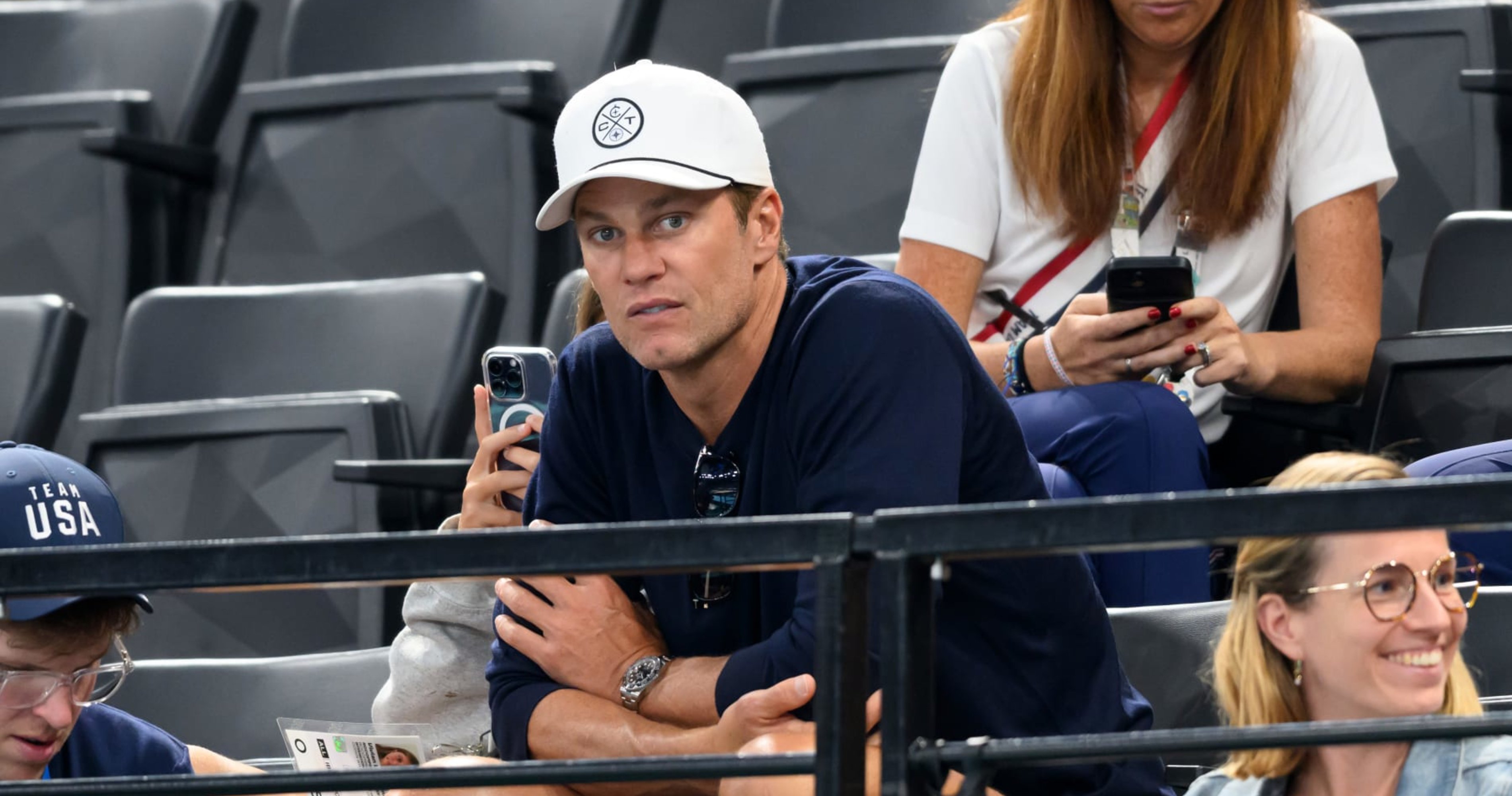 Video: Tom Brady, LeBron James, Curry, Ledecky Among Stars at 2024 Olympics USA Event