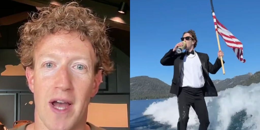 Meet peak summertime Zuck