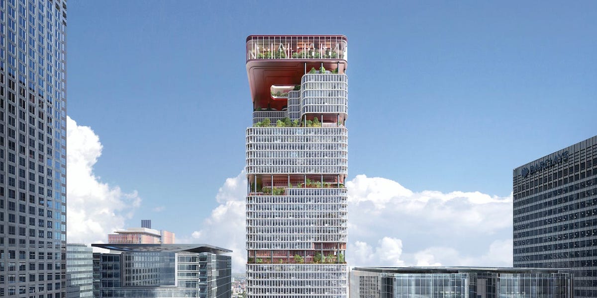 This is what office towers could look like due to hybrid working