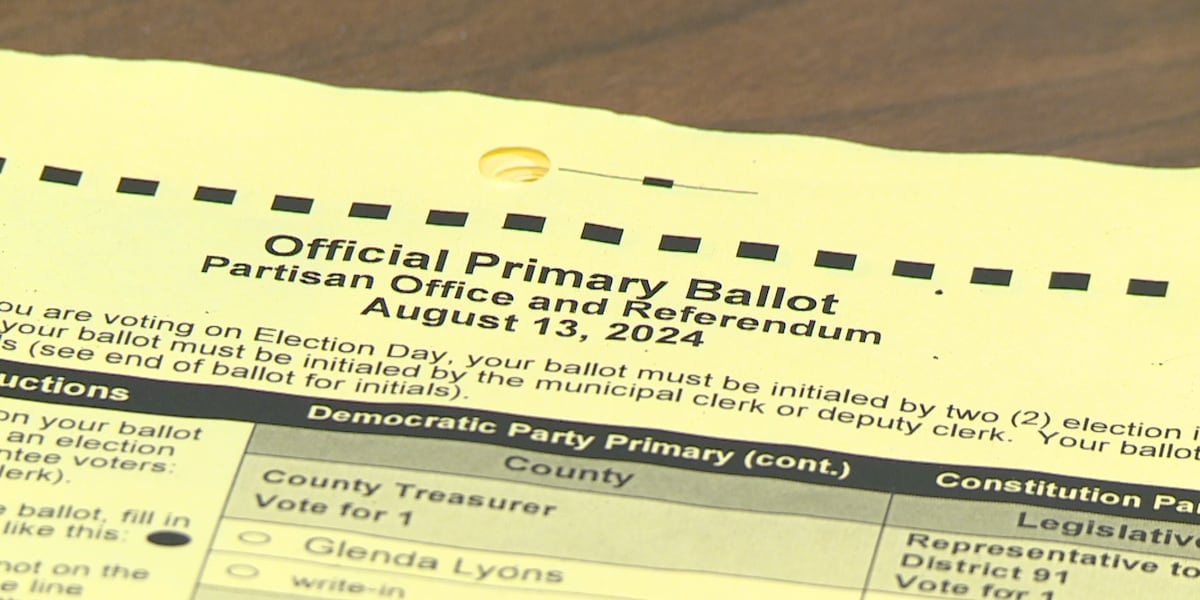 Reminders ahead of partisan primary election