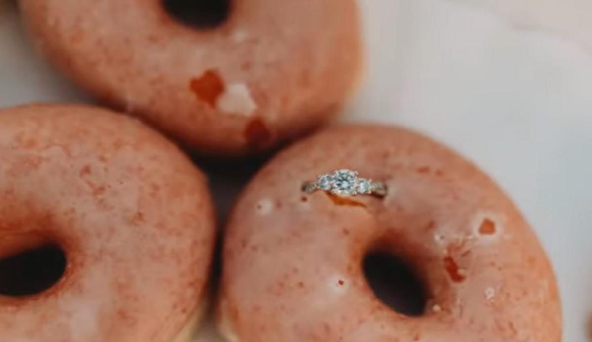 Couple Celebrates Engagement with Kwik Trip-Themed Photoshoot