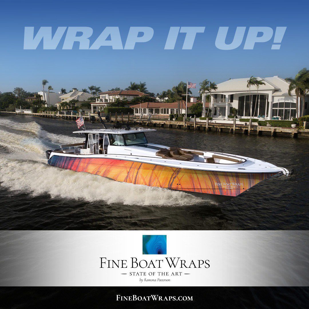 State of the Art: Fine Boat Wraps Intertwines Fine Art With Vinyl Wraps For Yachts, Tenders, Sails