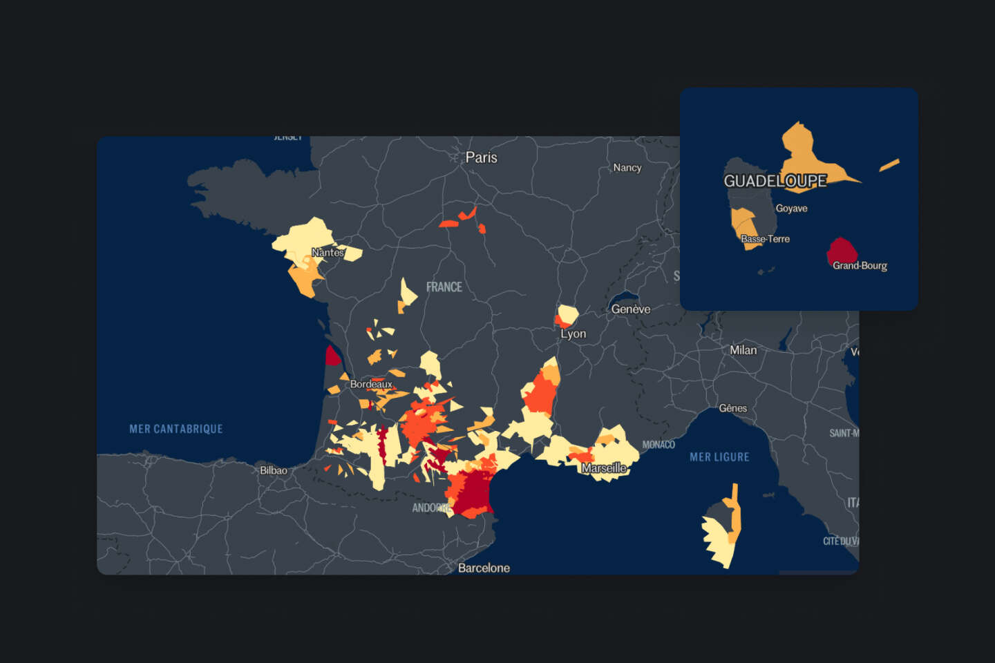 Sécheresse : la carte des arrêtés de restriction d’eau en France