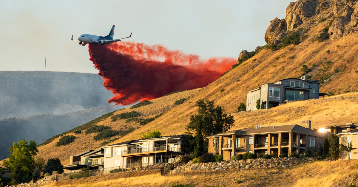 Salt Lake City Wildfire Prompts Mandatory Evacuations. Over 100 Firefighters Fight Blaze