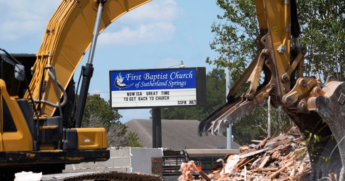 Site of deadliest church shooting in U.S. history torn down despite objections