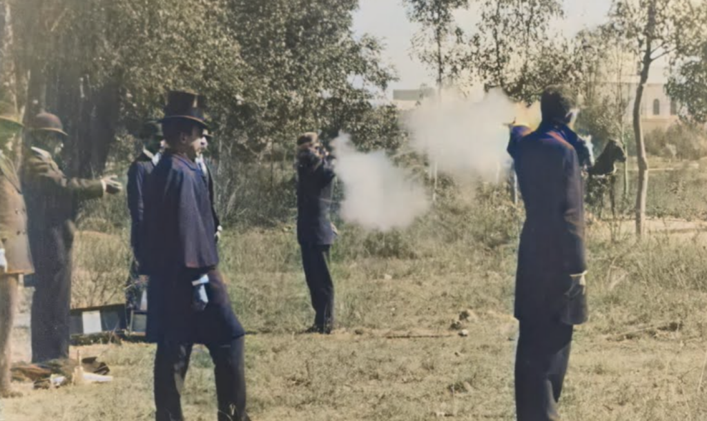 Watch the 1896 Film The Pistol Duel, a Startling Re-Creation of the Last Days of Pistol Dueling in Mexico