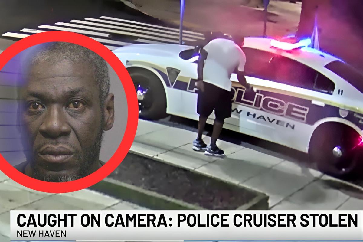 Shocking! Man Steals Cop Car While Officer Is Still Inside!