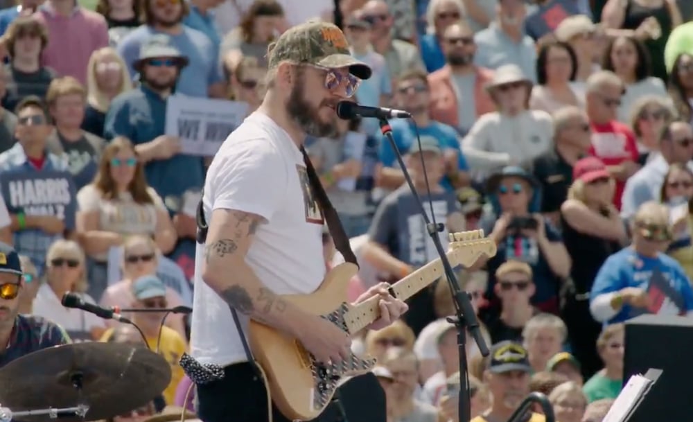 Watch Bon Iver Perform At Kamala Harris’ Wisconsin Rally