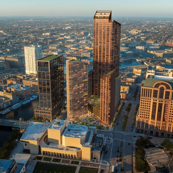 Michael Green Architecture designs world's tallest mass-timber skyscraper for Milwaukee