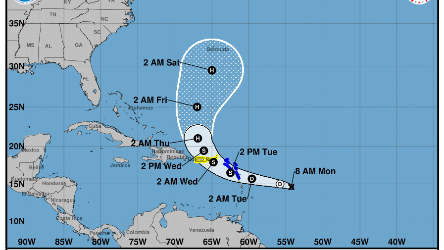 Emiten una alerta de tormenta tropical para Puerto Rico y alrededores; podría formarse una depresión tropical en la zona