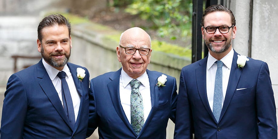 Here's how moguls like Rupert Murdoch control their companies — without owning their companies