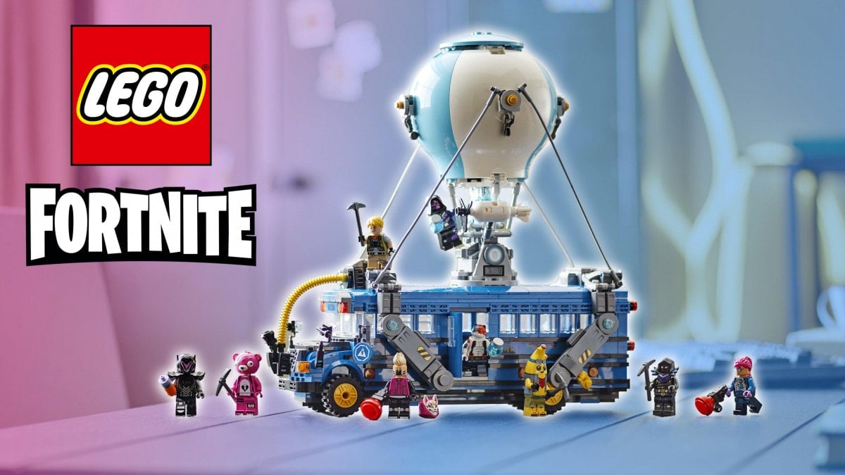 Arrivano i set LEGO Fortnite: ci sono il mitico Bus della battaglia, il Lama e Bananita Sbucciata