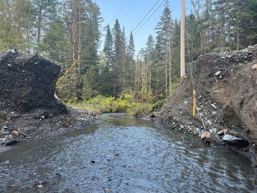 A Vermont sheriff has lost his driveway to flood waters twice in one month