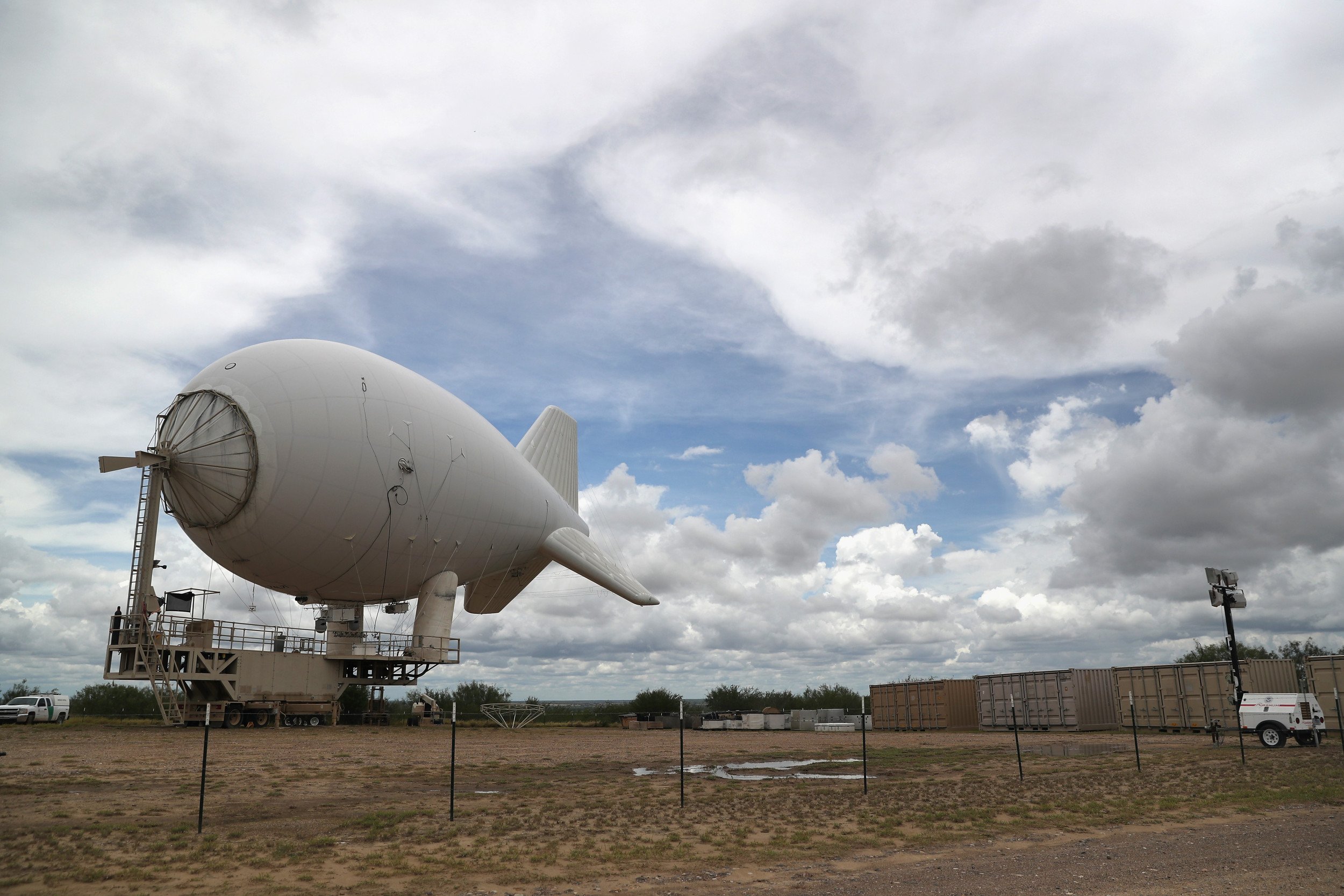 New Border Blimp Will Watch for Missing Migrants in New Mexico Desert