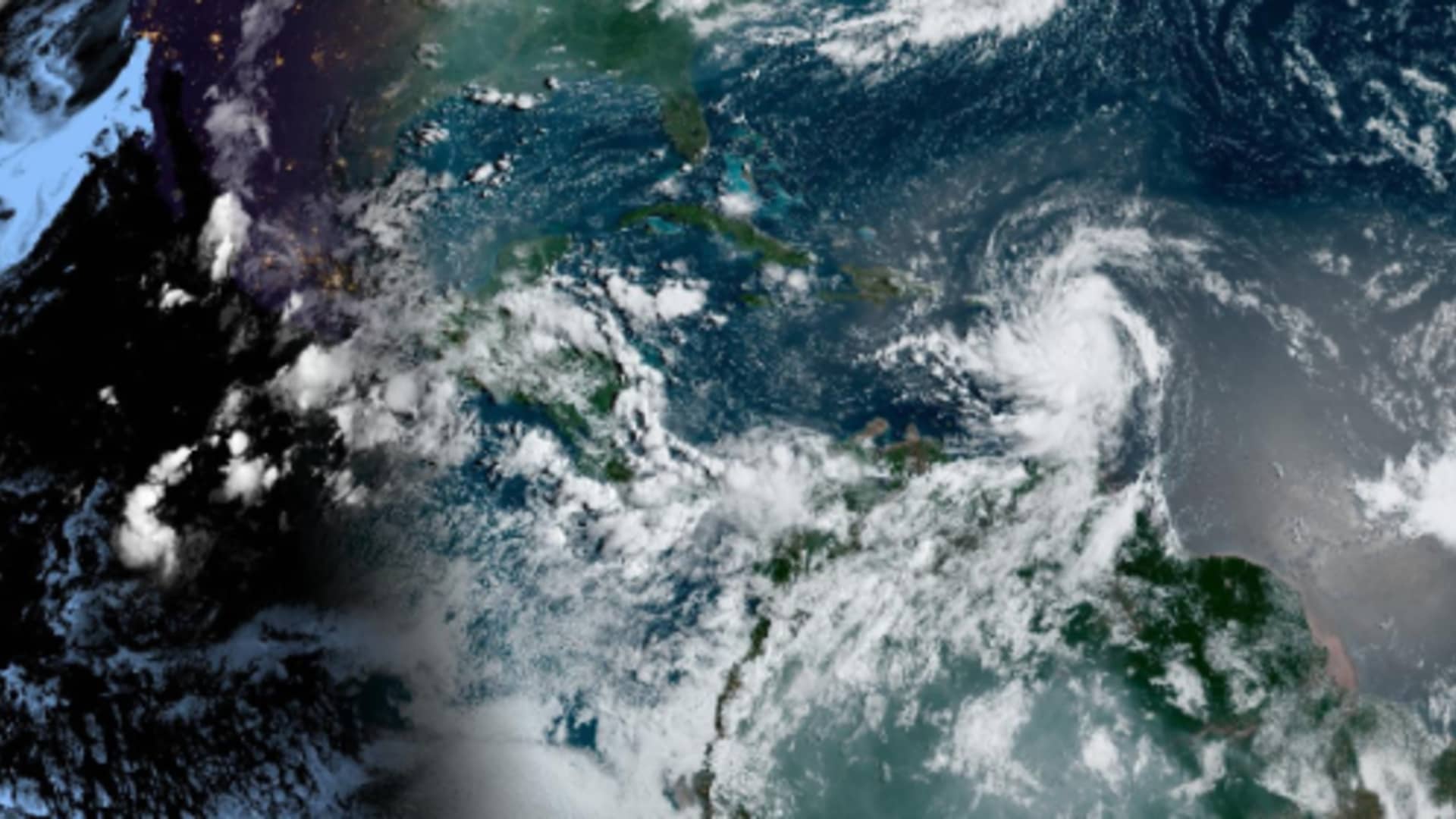 Tropical Storm Ernesto drenches Caribbean, takes aim at Puerto Rico