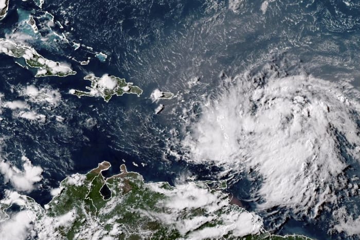 Tropical Storm Ernesto drenches northeast Caribbean and takes aim at Puerto Rico