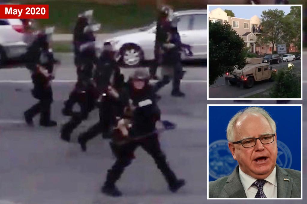 Cops enforcing Tim Walz's curfew shot residents with paintballs: video