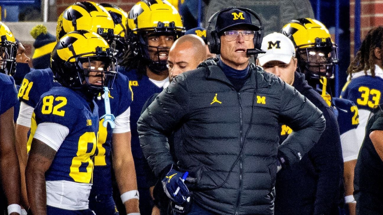 Jim Harbaugh opts out as Michigan's honorary captain for opener