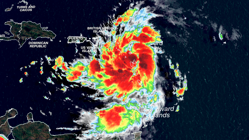 Tropical Storm Ernesto eyes Puerto Rico while plowing through Caribbean islands