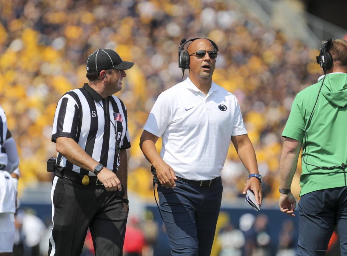 Penn State football game vs. West Virginia suspended due to lightning. Here’s what we know