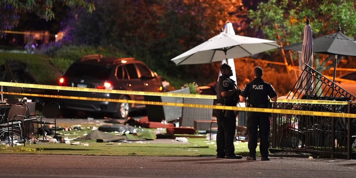 2 dead, 4 injured after man drives his car through restaurant patio in Minnesota