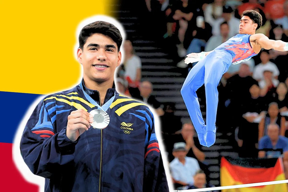 Así fue la histórica medalla de Ángel Barajas: plata de Colombia en barra fija en gimnasia de Juegos Olímpicos