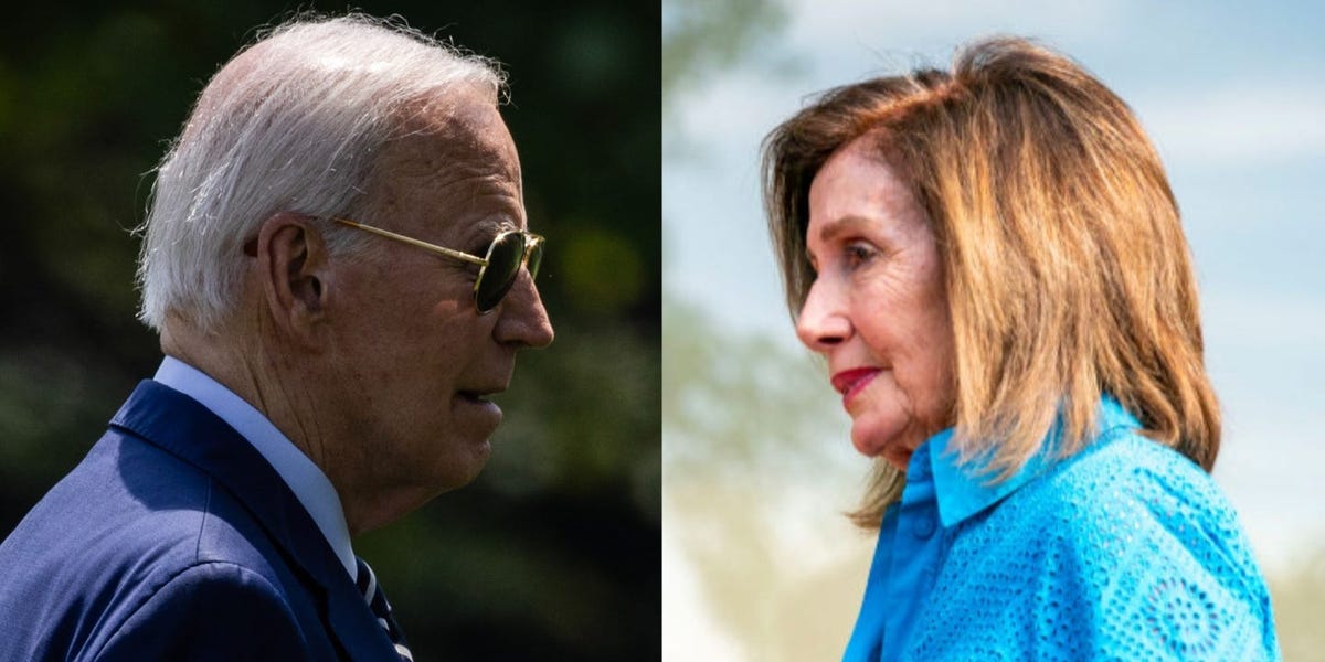 Biden remains frustrated by Pelosi's push to get him off the 2024 ticket and described her as 'ruthless,' report says