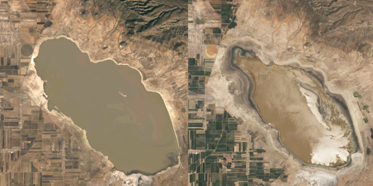 Mexico's draught is so severe you can see the effects from space