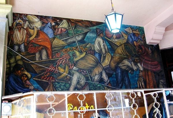 Mercado Abelardo L. Rodríguez Murals in Mexico City, Mexico