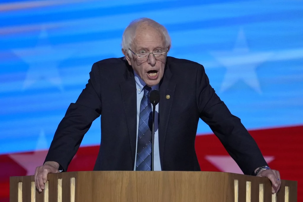 Sanders reacts to Harris’s strong military talk at the DNC: ‘Enough is enough’