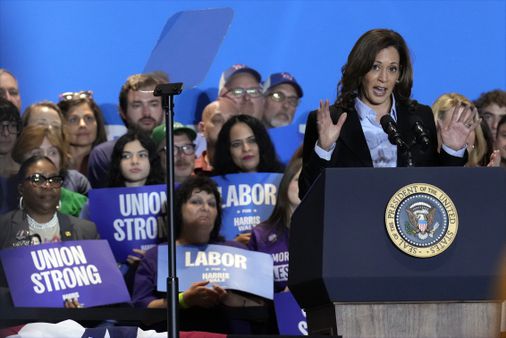 Harris is visiting New Hampshire, away from bigger swing states, to tout her small business tax plan