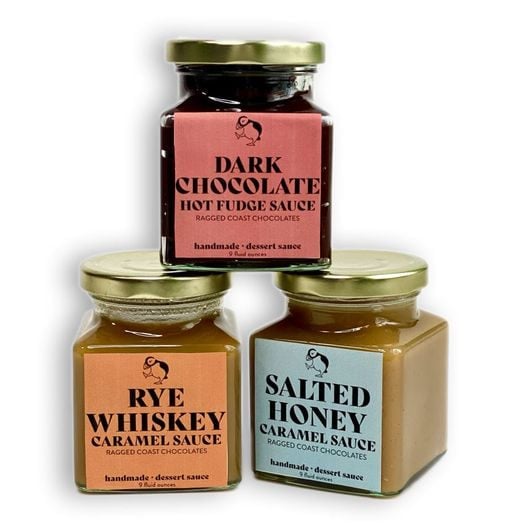 Ragged Coast Chocolates makes gourmet dessert sauces