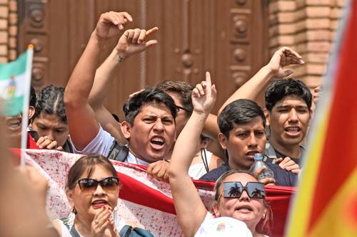 Protestas por escasez en Bolivia