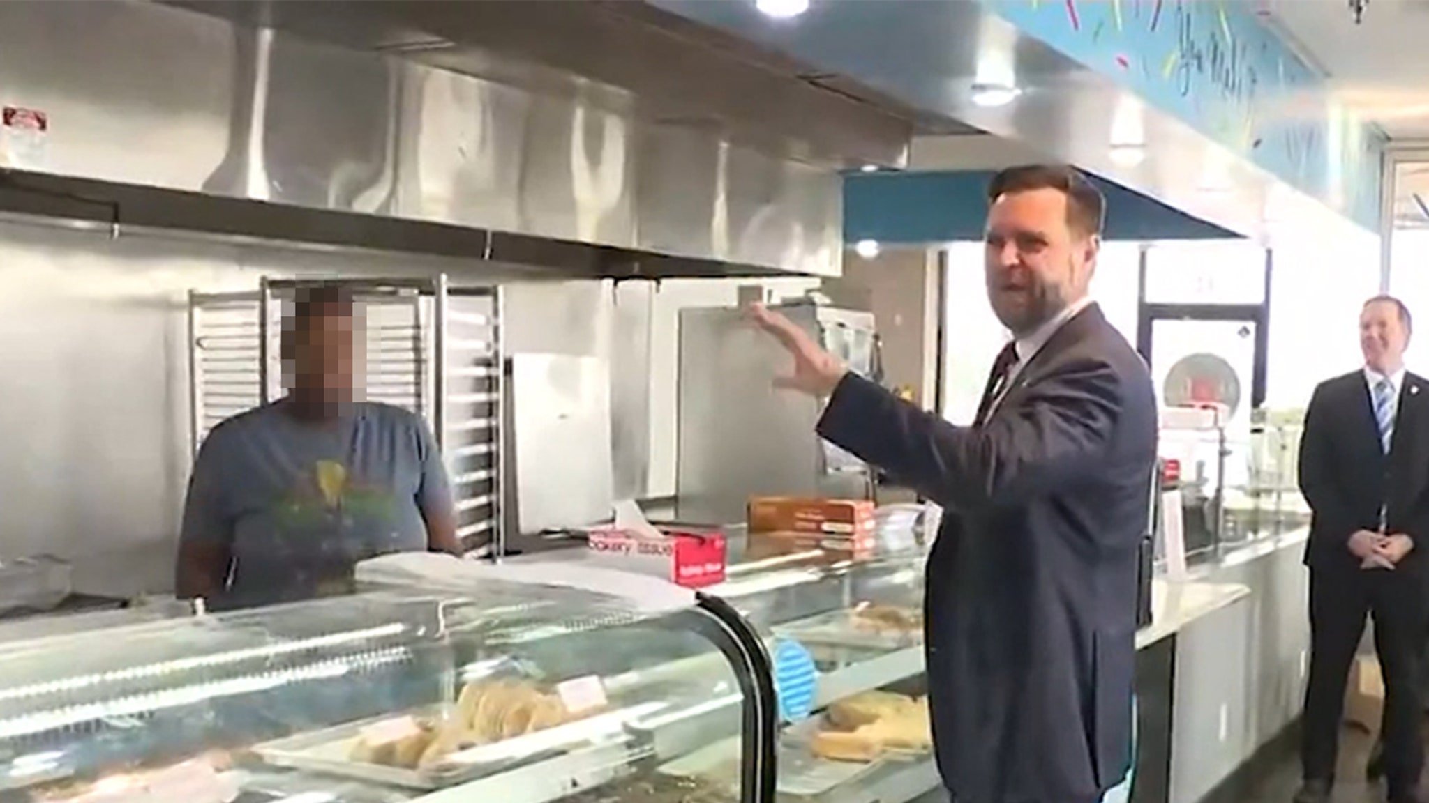 J.D. Vance Has Awkward Conversation With Donut Store Employee