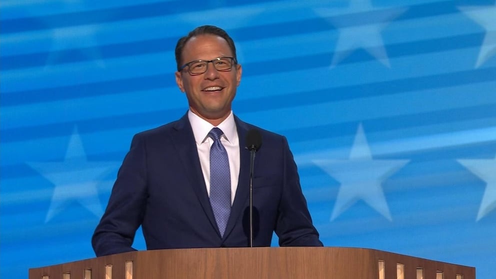 WATCH: Josh Shapiro calls for 'real freedom,' swipes at Trump in DNC speech