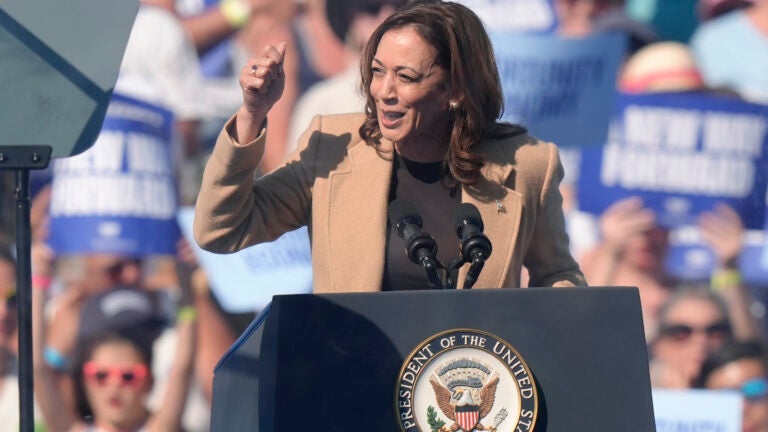 Harris visits New Hampshire to tout her small business tax plan